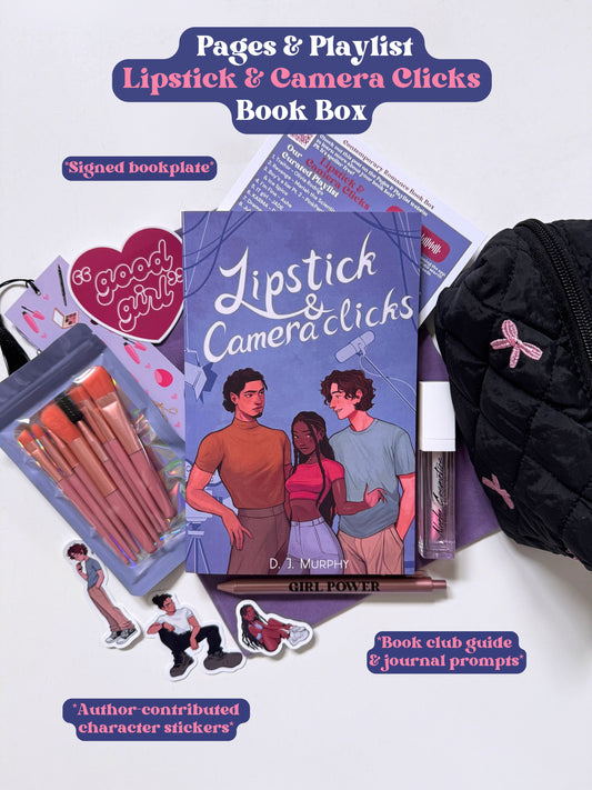 Lipstick & Camera Clicks Book Box