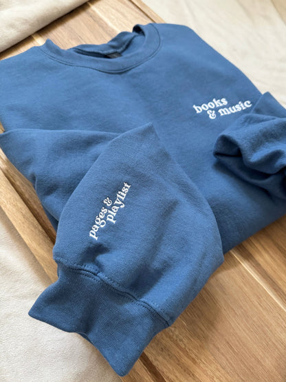 Books & Music Sweatshirt