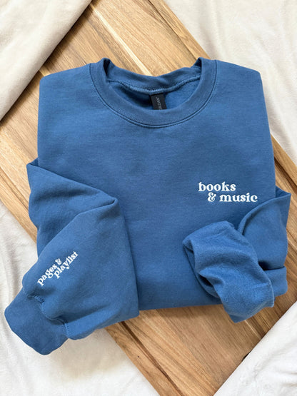 Books & Music Sweatshirt