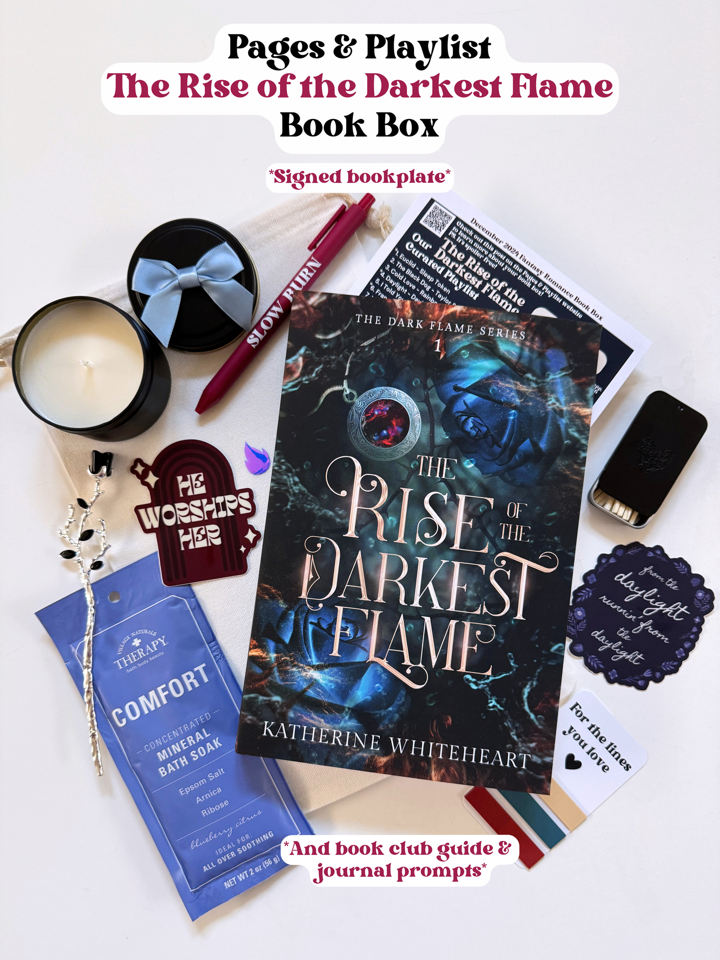 The Rise of the Darkest Flame Book Box