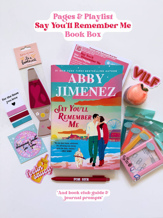 Say You'll Remember Me Book Box